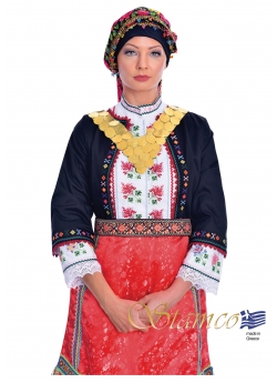 Παραδοσιακή Φορεσιά της Καρπάθου Κεντημένη Γυναικεία