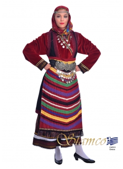 Παραδοσιακή Φορεσιά Ορεινής Σερρών Γυναικεία