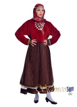 Παραδοσιακή Φορεσιά Ορεινής Σερρών Γυναικεία