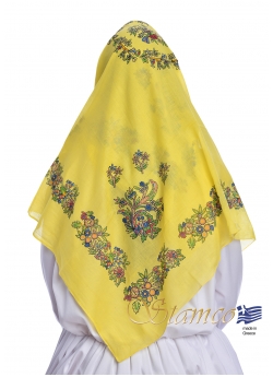 Παραδοσιακό Μαντήλι Βαμβακερό από την Σαλαμίνα και Ναύπακτο