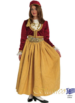 Παραδοσιακή Φορεσία Αμαλια Φουστα Χρυσαφι