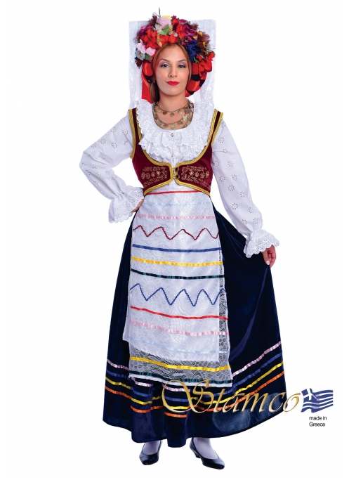 Παραδοσιακή Φορεσιά της Κέρκυρας Γυναικεία 