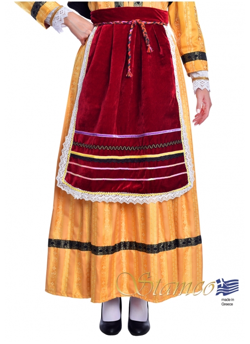 Ποδιά με Δαντέλα και Τρέσες 