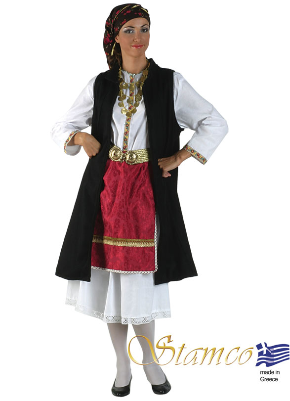 Παραδοσιακή Φορεσία Ηπειρωτισσα Με Σεγκουνι